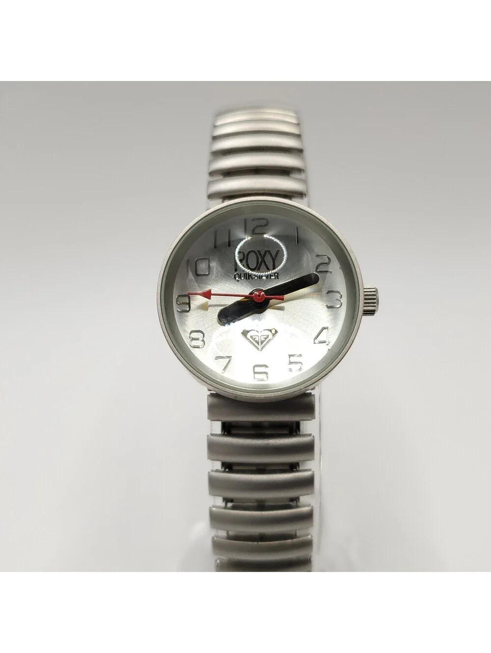 Roxy Quicksilver Dome Crystal Womens Watch 25mm Stretch Band New Battery